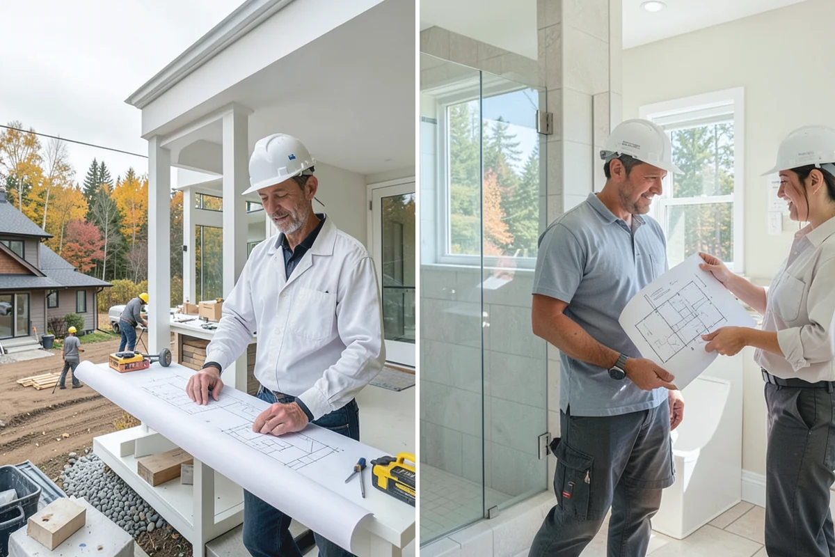 Deck Stair Construction in Des Moines, King County, WA - Measure grade and calculate code-compliant stairs