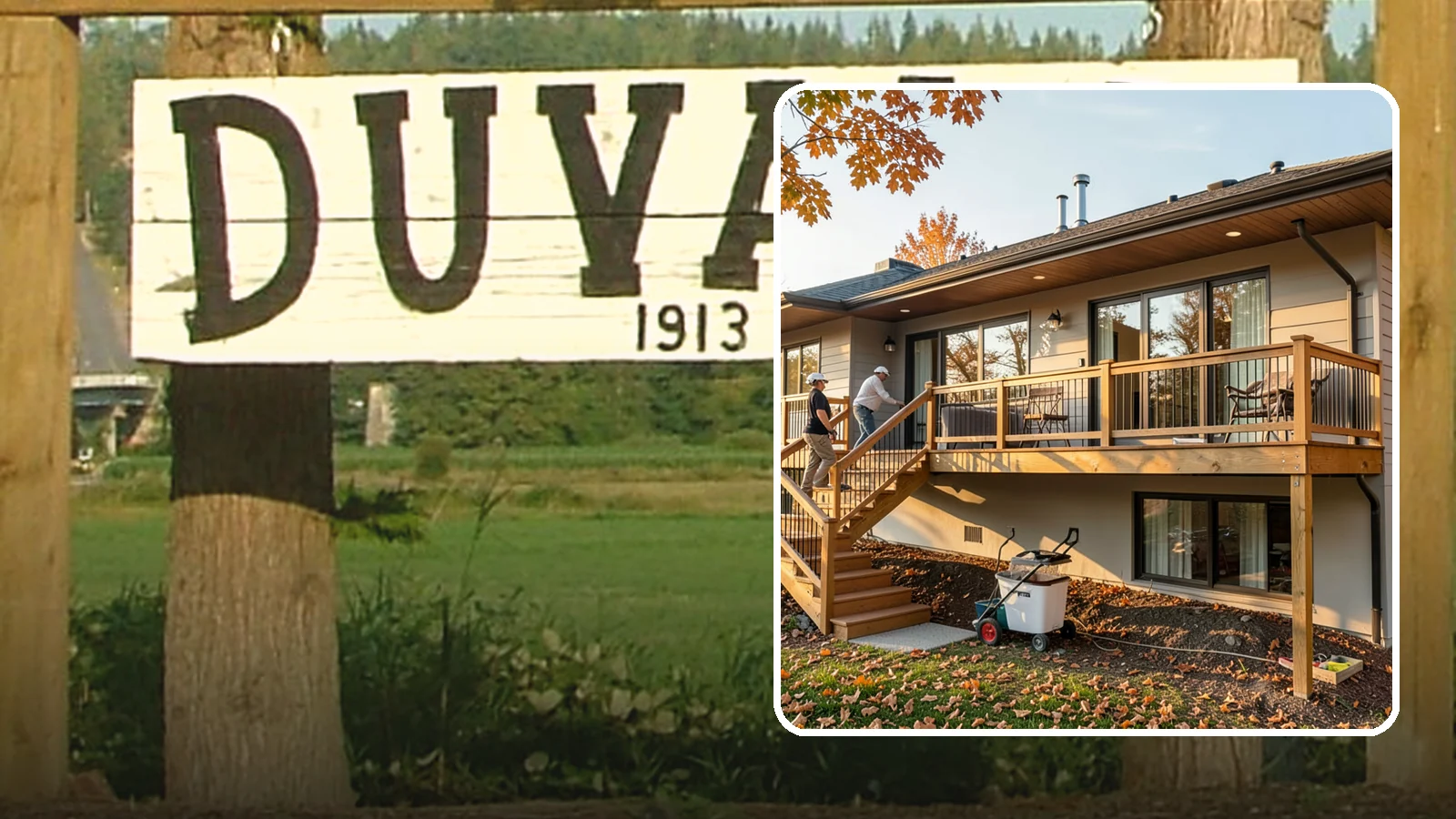 Deck Stair Construction in Duvall, King County, WA - Sturdy deck stair construction that connects levels safely with code-correct rise and run.