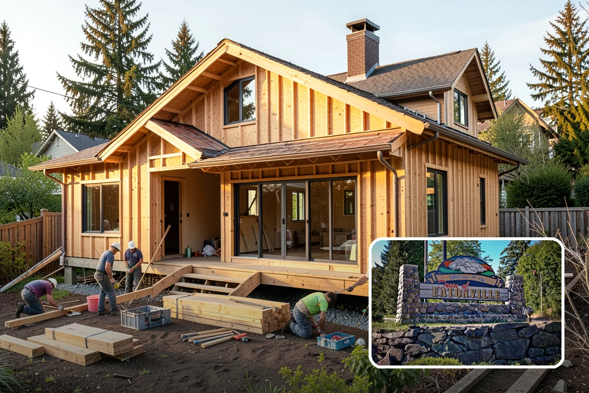 Deck Stair Construction in Eatonville, Pierce County, WA - Consistent rise and run for safe, comfortable steps