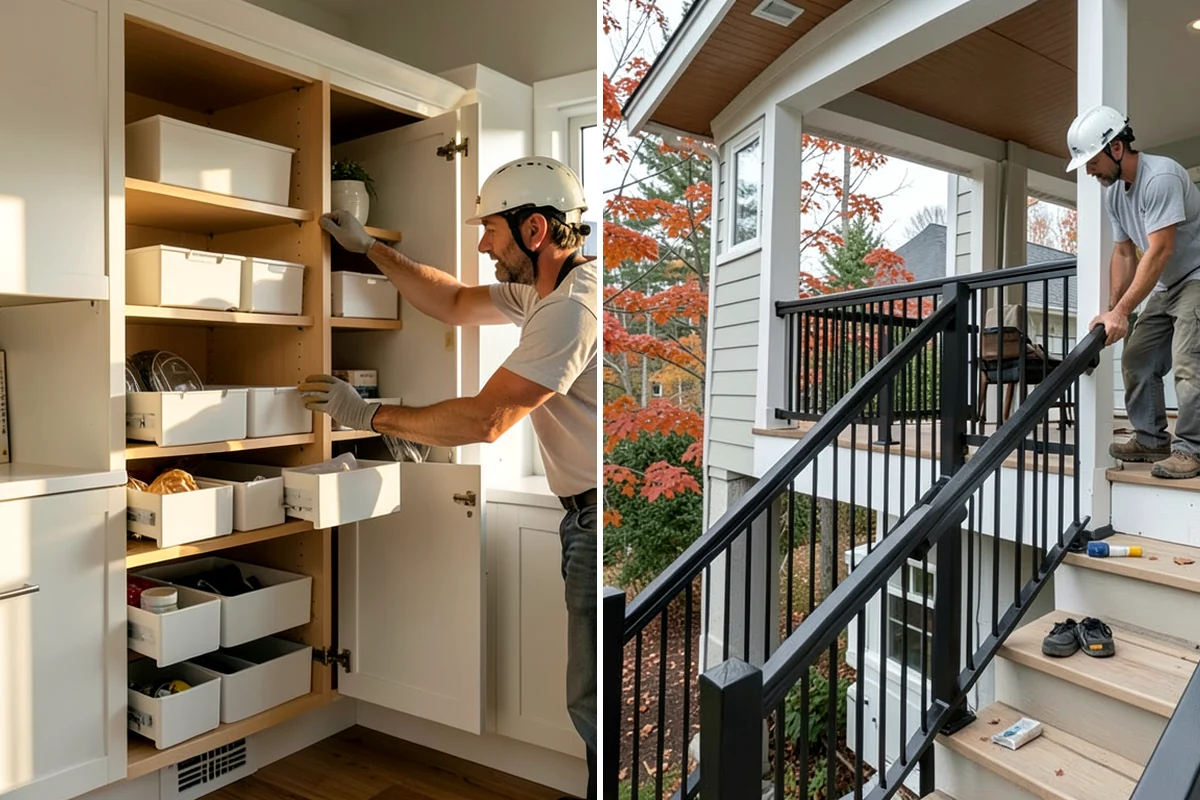 Deck Stair Construction in Federal Way, King County, WA - Measure grade and calculate code-compliant stairs