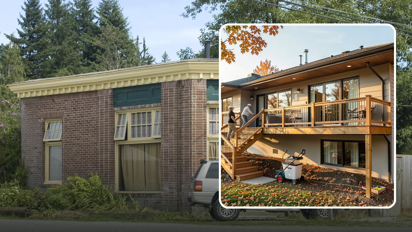 Deck Stair Construction in Hamilton, Skagit County, WA - Sturdy deck stair construction that connects levels safely with code-correct rise and run.