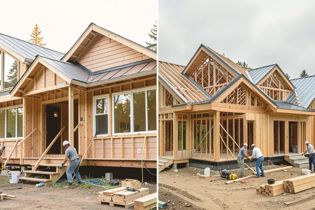 Deck Stair Construction in Kent, King County, WA - Measure grade and calculate code-compliant stairs
