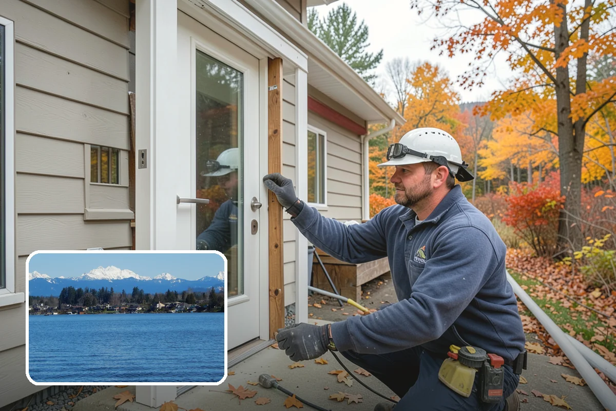 Deck Stair Construction in Lake Stevens, Snohomish County, WA - Consistent rise and run for safe, comfortable steps