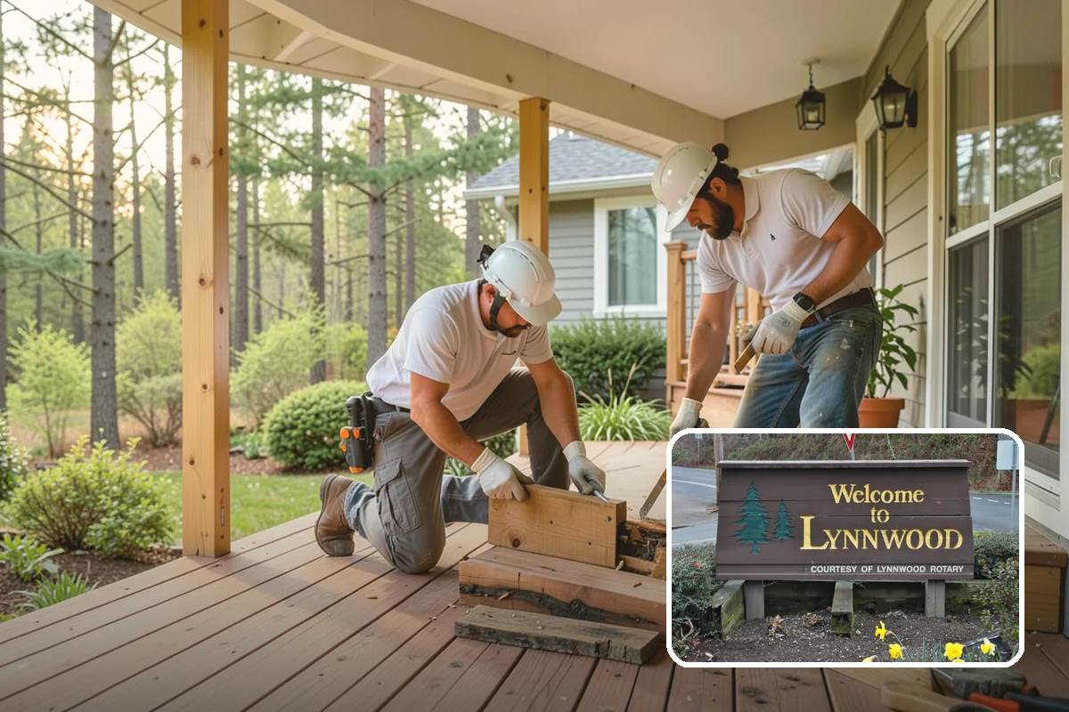 Deck Stair Construction in Lynnwood, Snohomish County, WA - Consistent rise and run for safe, comfortable steps