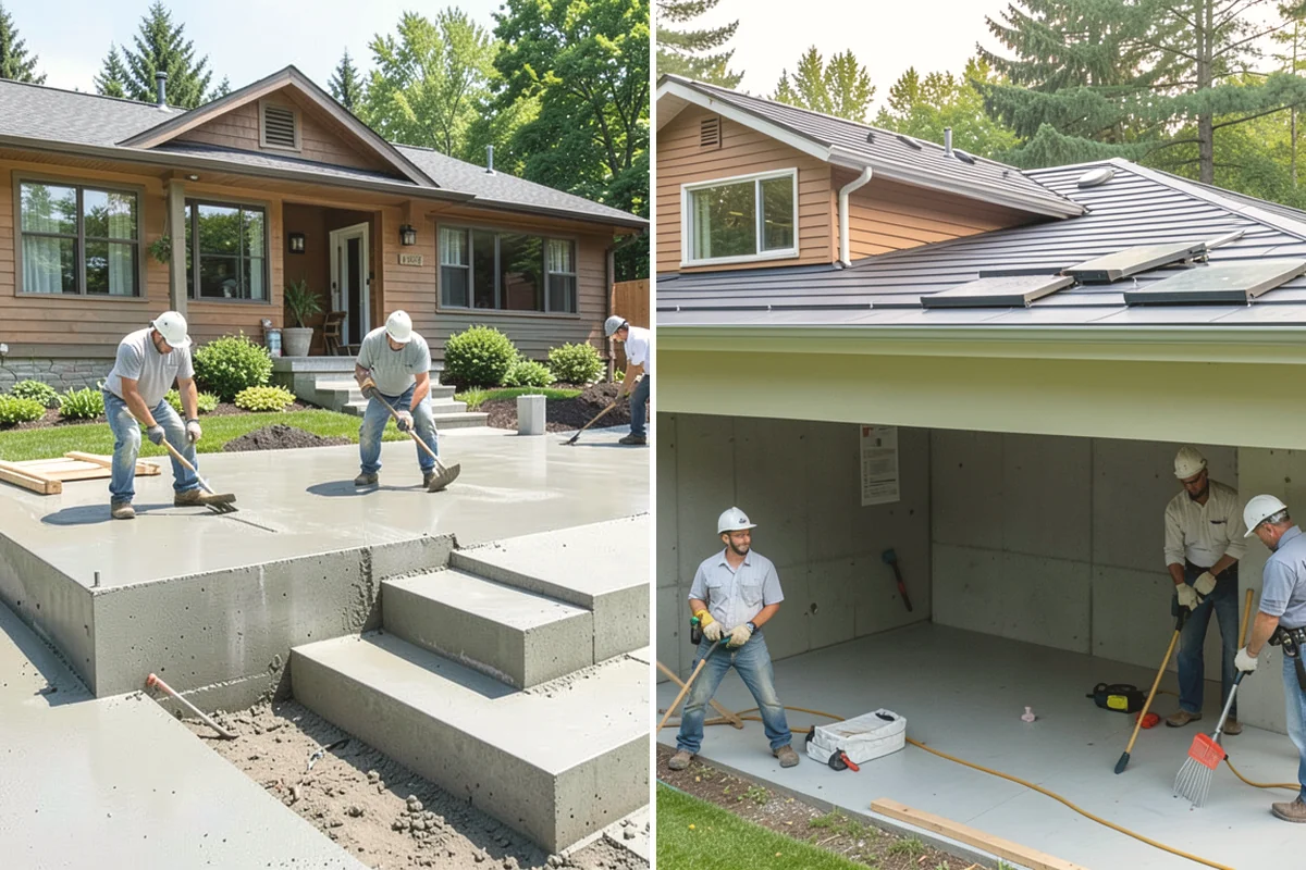 Deck Stair Construction in Mill Creek, Snohomish County, WA - Measure grade and calculate code-compliant stairs
