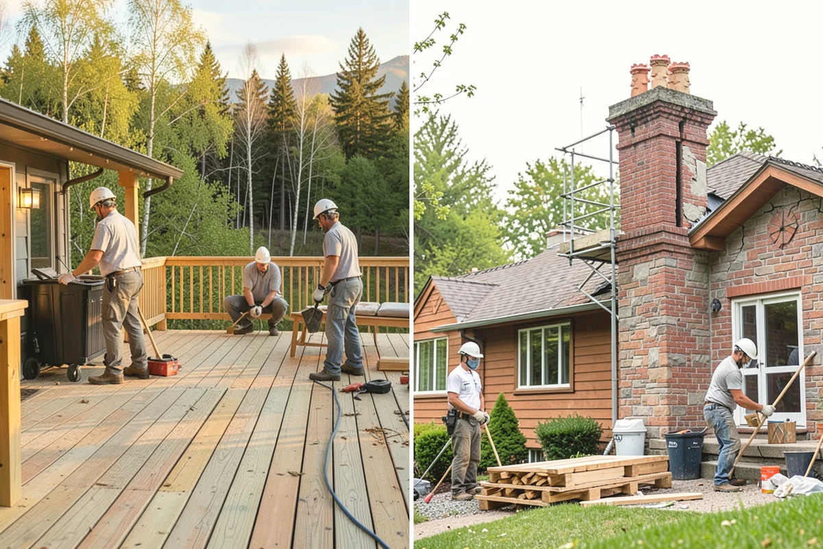 Deck Stair Construction in Monroe, Snohomish County, WA - Measure grade and calculate code-compliant stairs