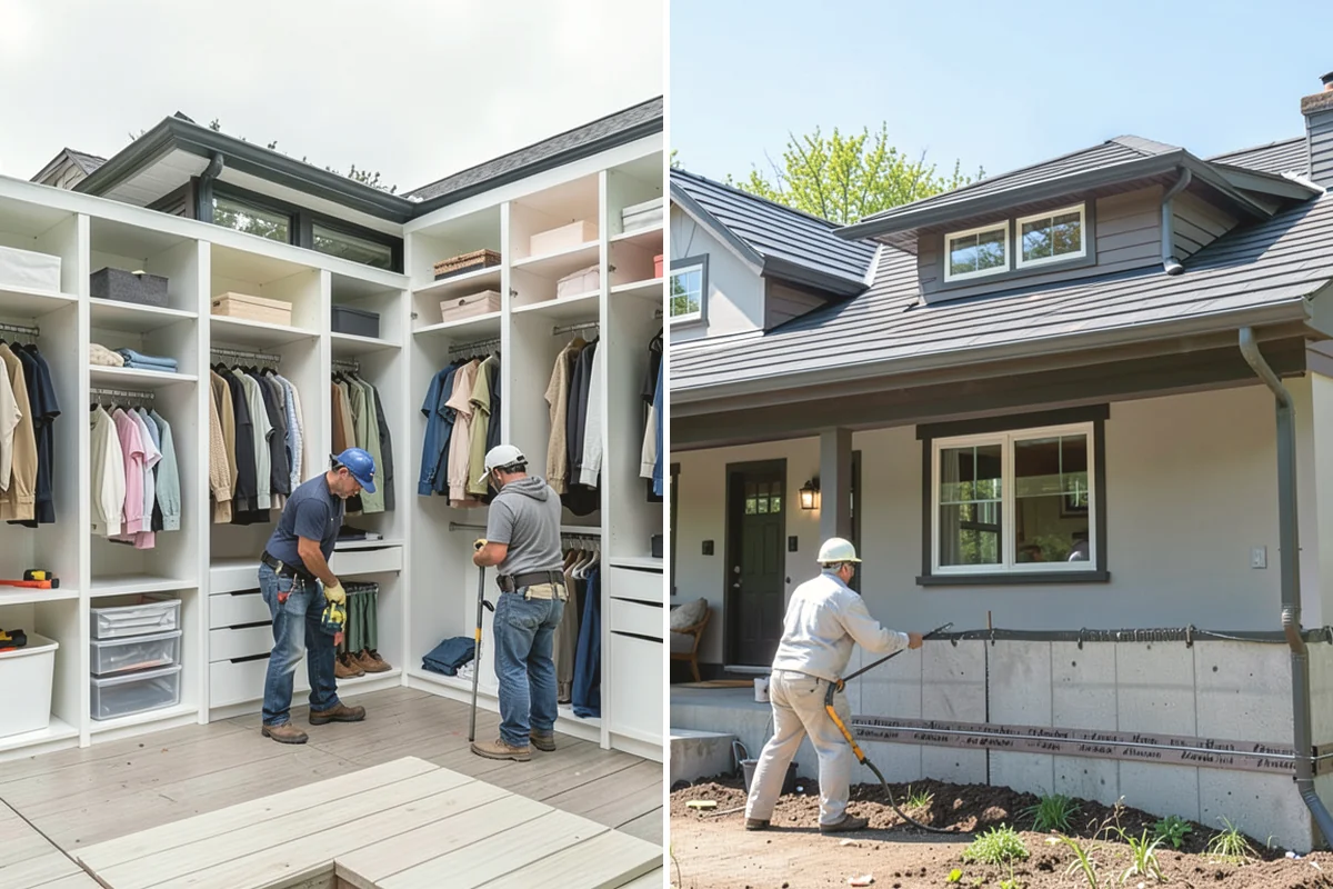 Deck Stair Construction in Mountlake Terrace, Snohomish County, WA - Measure grade and calculate code-compliant stairs