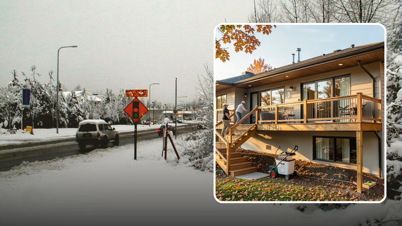 Deck Stair Construction in Newcastle, King County, WA - Sturdy deck stair construction that connects levels safely with code-correct rise and run.