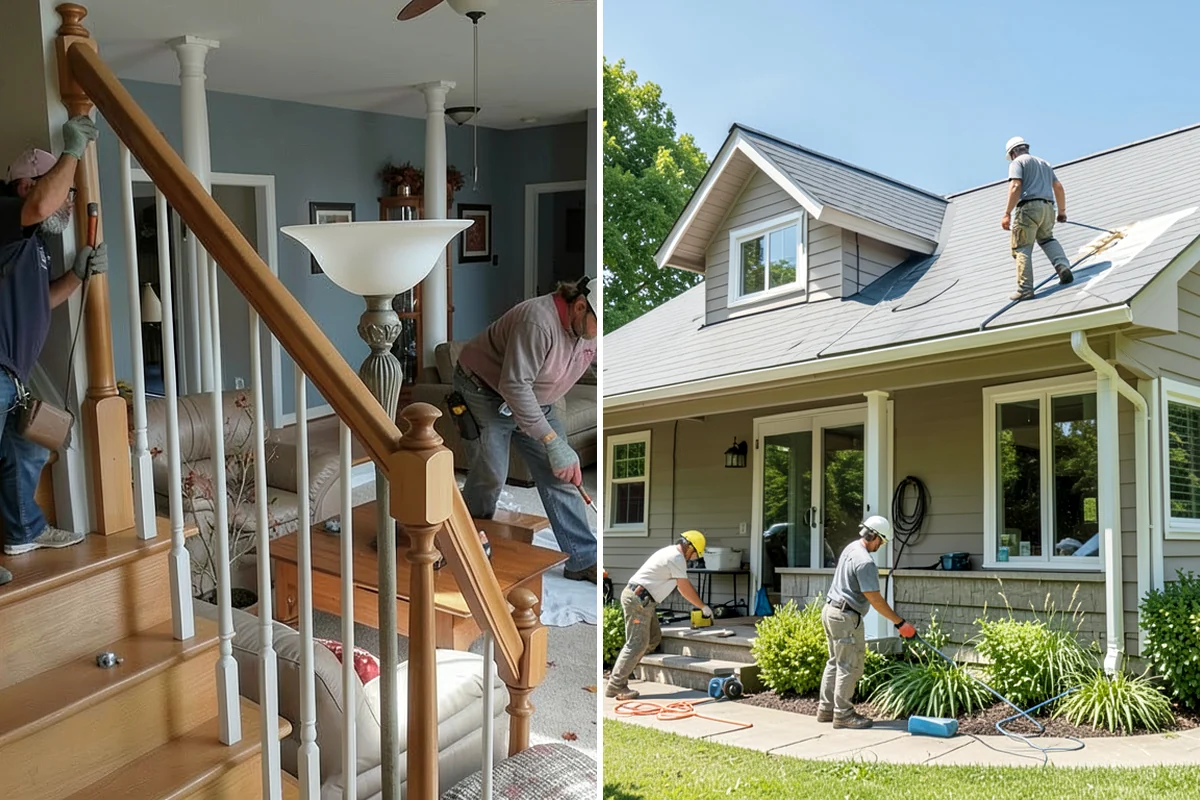 Deck Stair Construction in Pacific, King County, WA - Measure grade and calculate code-compliant stairs