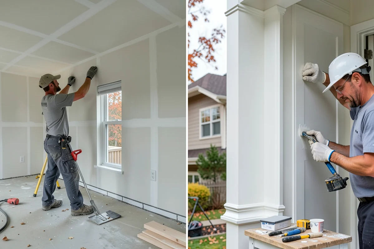 Deck Stair Construction in Puyallup, Pierce County, WA - Measure grade and calculate code-compliant stairs