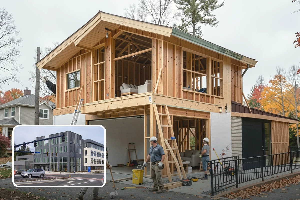 Deck Stair Construction in Shoreline, King County, WA - Consistent rise and run for safe, comfortable steps