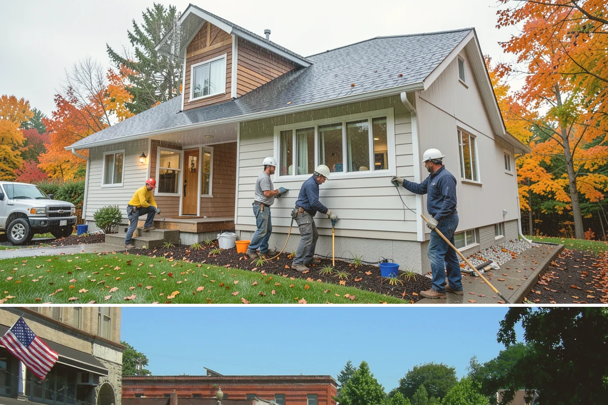 Deck Stair Construction in Snohomish, Snohomish County, WA - Stair footings set best in drier summer soil, though we build and repair stairs throughout the year.