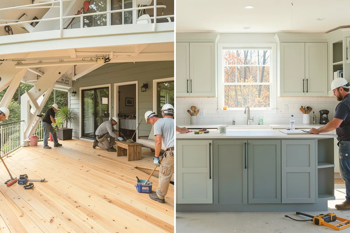 Deck Stair Construction in Stanwood, Snohomish County, WA - Measure grade and calculate code-compliant stairs