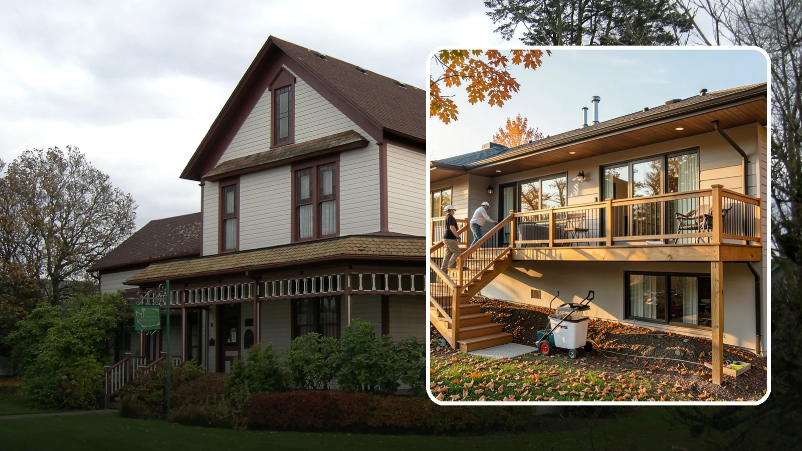 Deck Stair Construction in Sumner, Pierce County, WA - Sturdy deck stair construction that connects levels safely with code-correct rise and run.