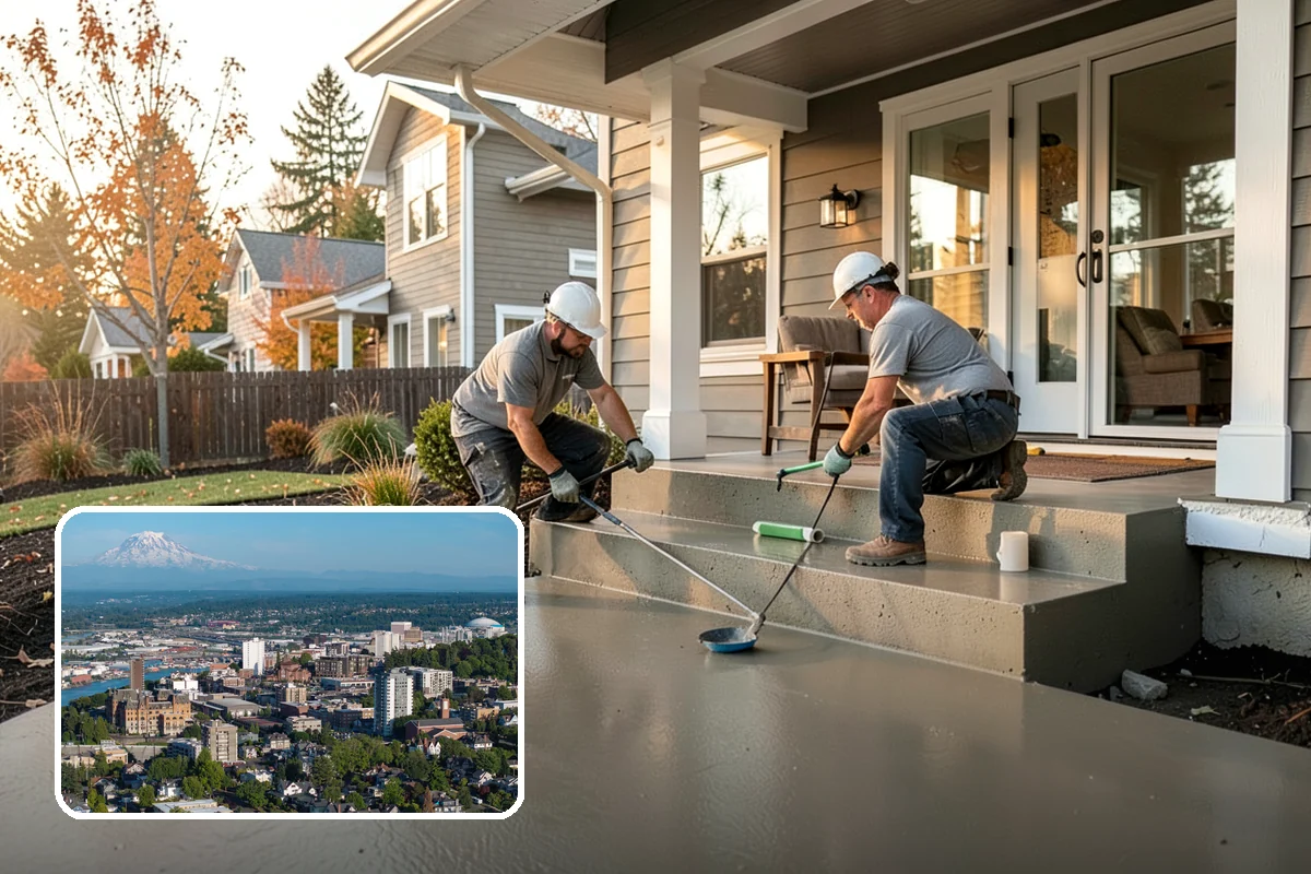 Deck Stair Construction in Tacoma, Pierce County, WA - Consistent rise and run for safe, comfortable steps
