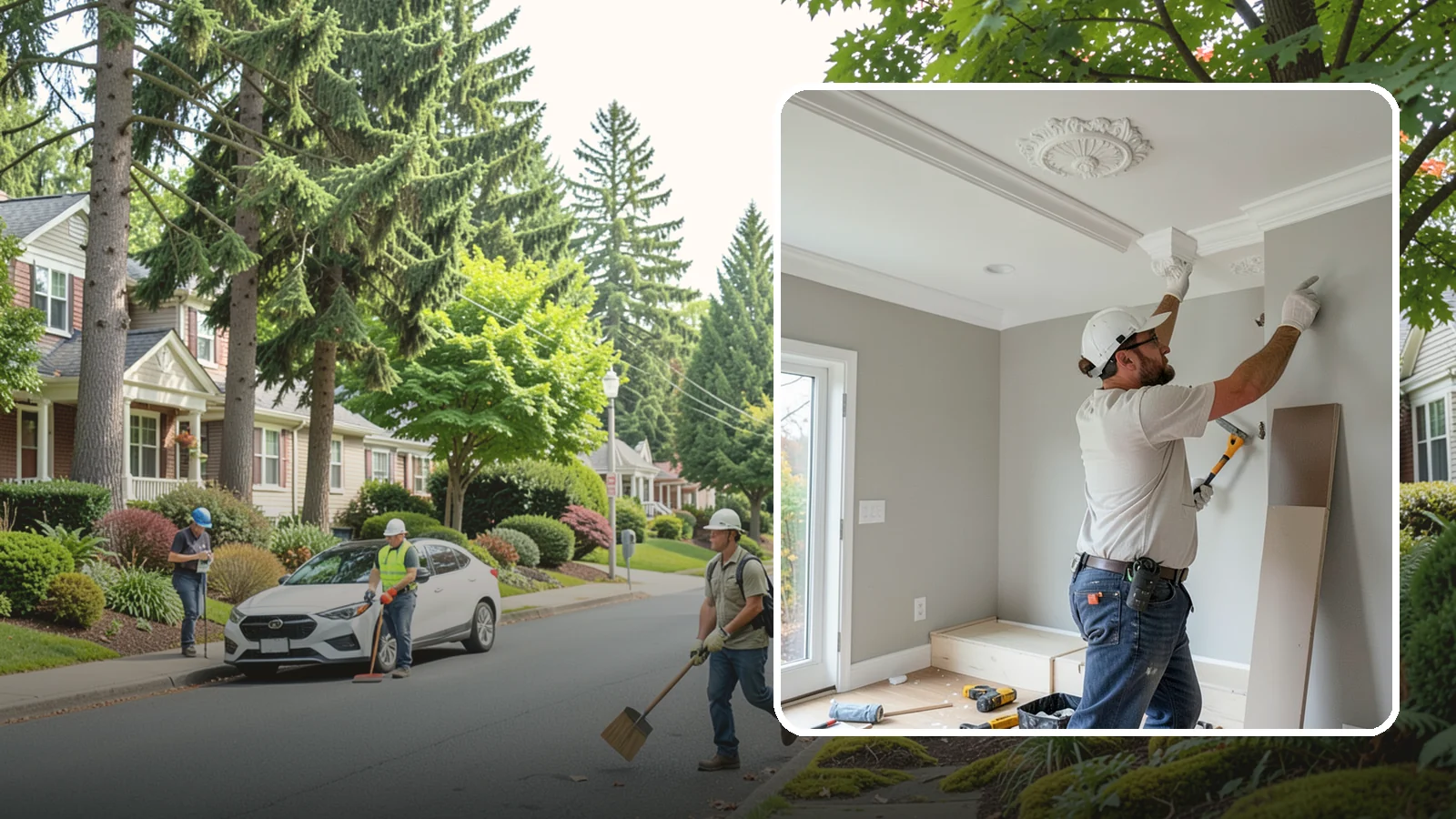 Decorative Molding Installation in Beaux Arts Village, King County, WA - Custom decorative molding installation that adds ceiling medallions, corbels, and ornamental accents with a designer touch.