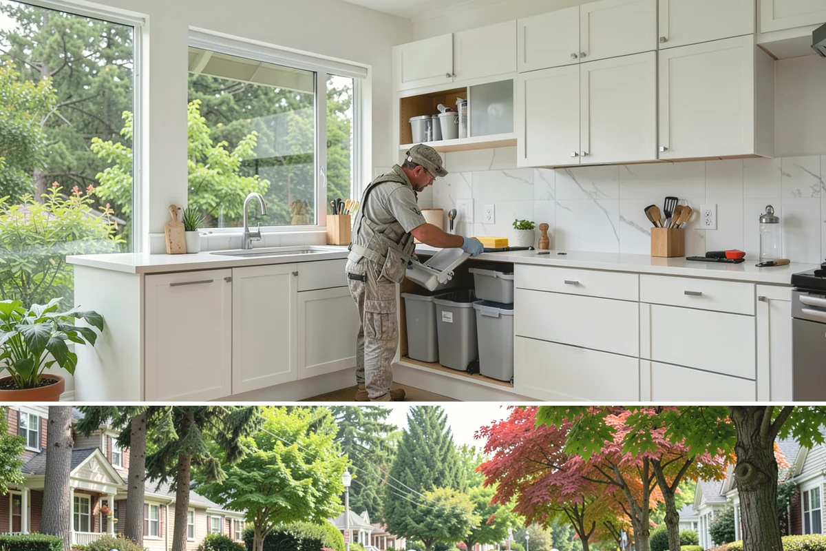 Decorative Molding Installation in Beaux Arts Village, King County, WA - Decorative molding installs indoors year-round and is a satisfying way to add character during the PNW rainy season.