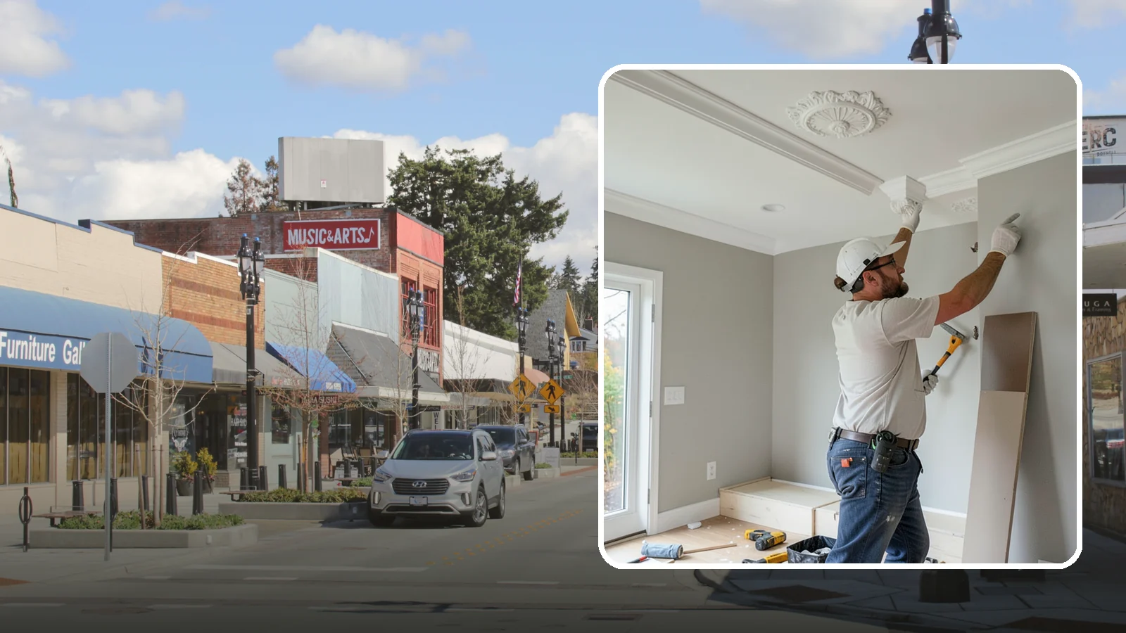 Decorative Molding Installation in Bothell, King County, WA - Custom decorative molding installation that adds ceiling medallions, corbels, and ornamental accents with a designer touch.