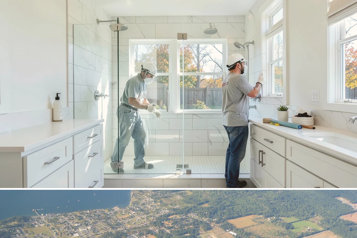Decorative Molding Installation in Coupeville, Island County, WA - Decorative molding installs indoors year-round and is a satisfying way to add character during the PNW rainy season.