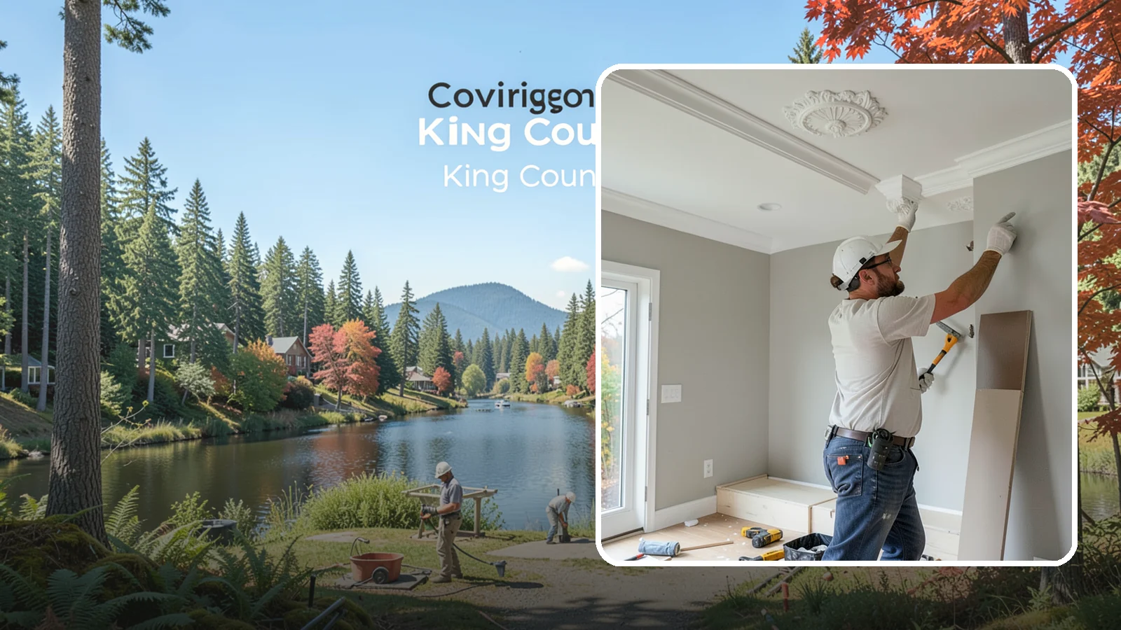 Decorative Molding Installation in Covington, King County, WA - Custom decorative molding installation that adds ceiling medallions, corbels, and ornamental accents with a designer touch.
