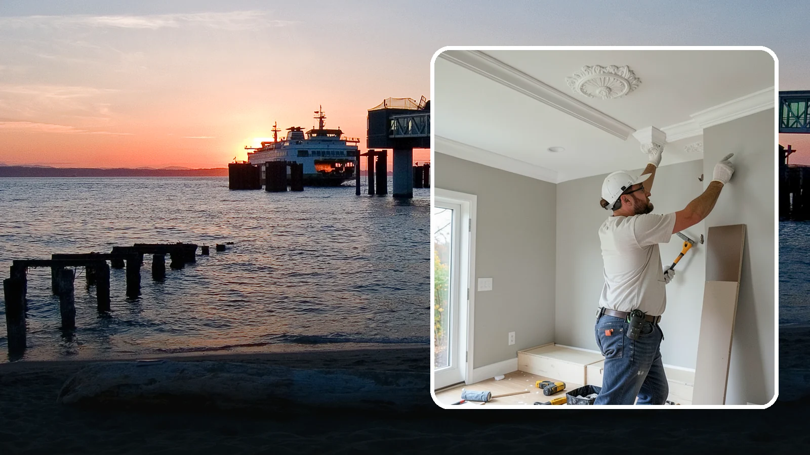 Decorative Molding Installation in Edmonds, Snohomish County, WA - Custom decorative molding installation that adds ceiling medallions, corbels, and ornamental accents with a designer touch.