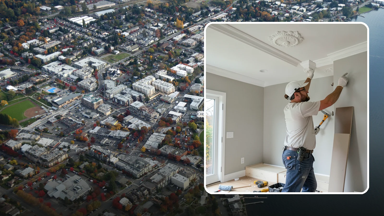 Decorative Molding Installation in Kirkland, King County, WA - Custom decorative molding installation that adds ceiling medallions, corbels, and ornamental accents with a designer touch.