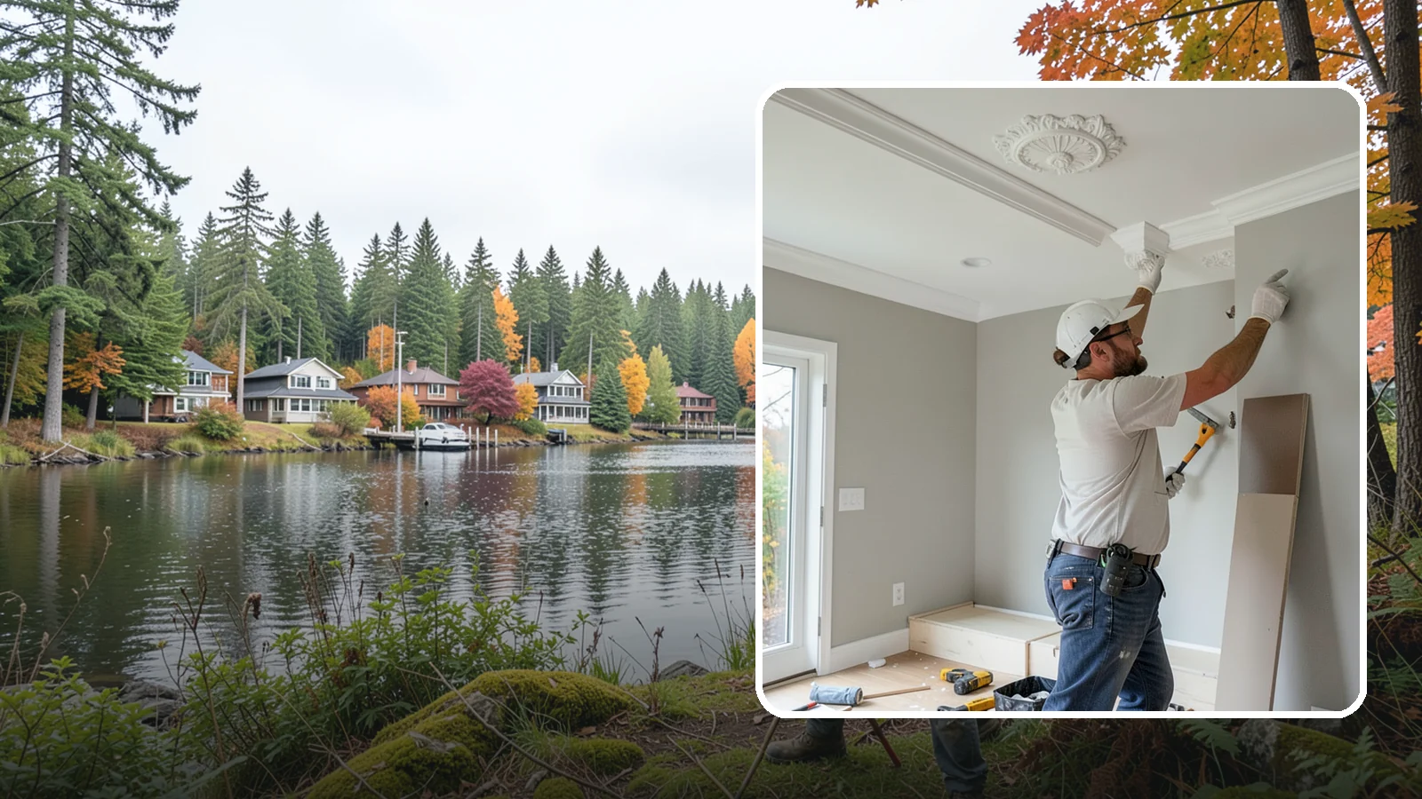 Decorative Molding Installation in La Conner, Skagit County, WA - Custom decorative molding installation that adds ceiling medallions, corbels, and ornamental accents with a designer touch.