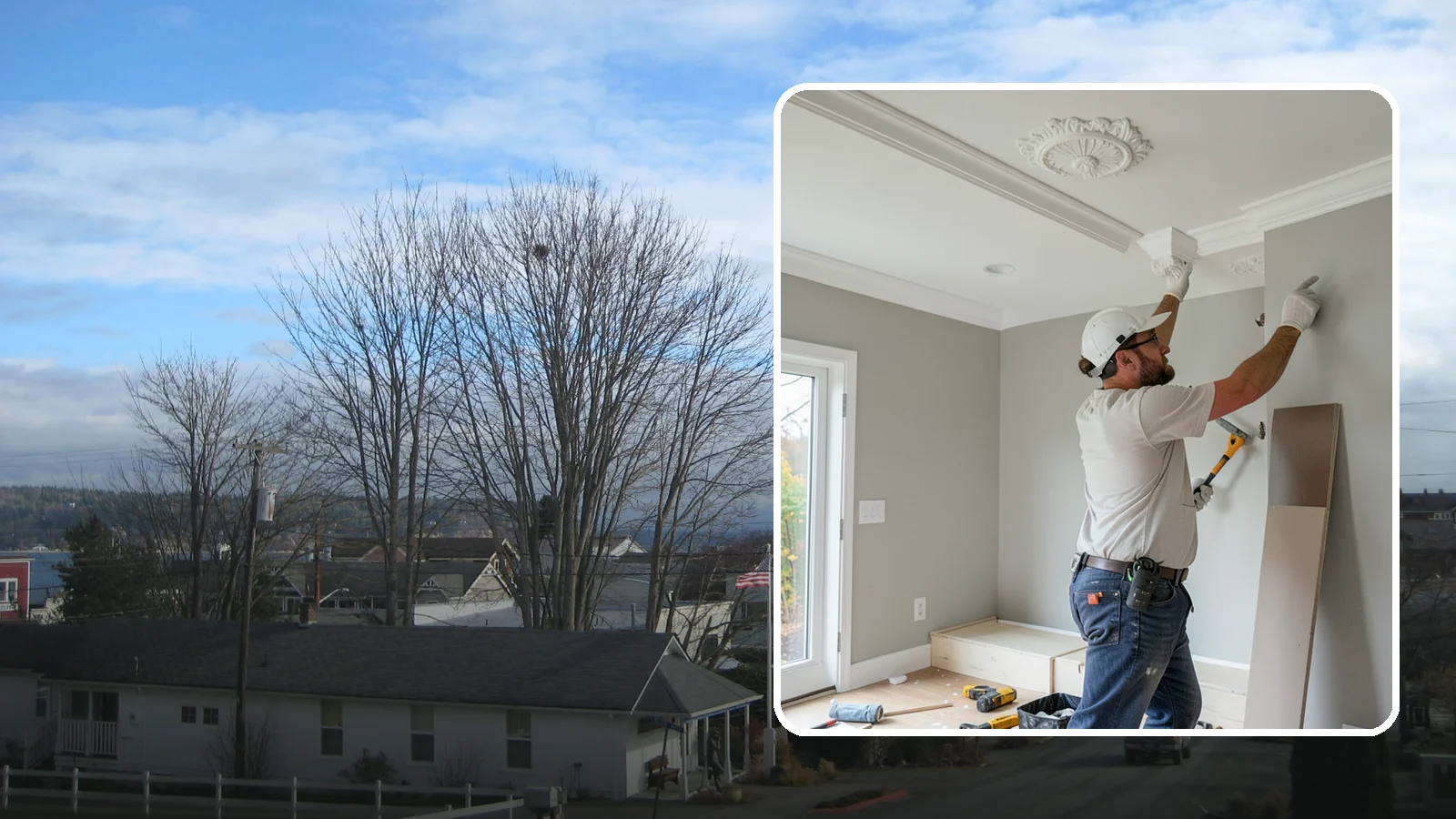 Decorative Molding Installation in Langley, Island County, WA - Custom decorative molding installation that adds ceiling medallions, corbels, and ornamental accents with a designer touch.