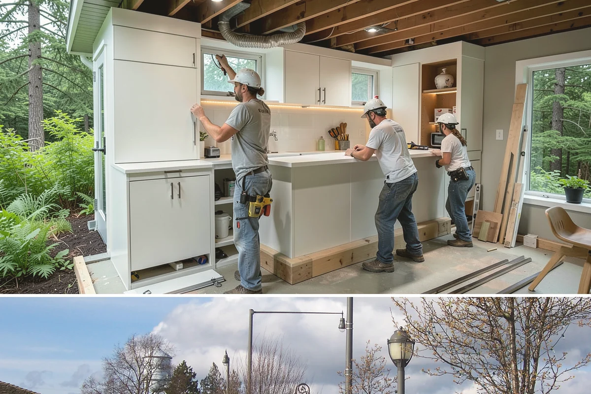 Decorative Molding Installation in Marysville, Snohomish County, WA - Decorative molding installs indoors year-round and is a satisfying way to add character during the PNW rainy season.