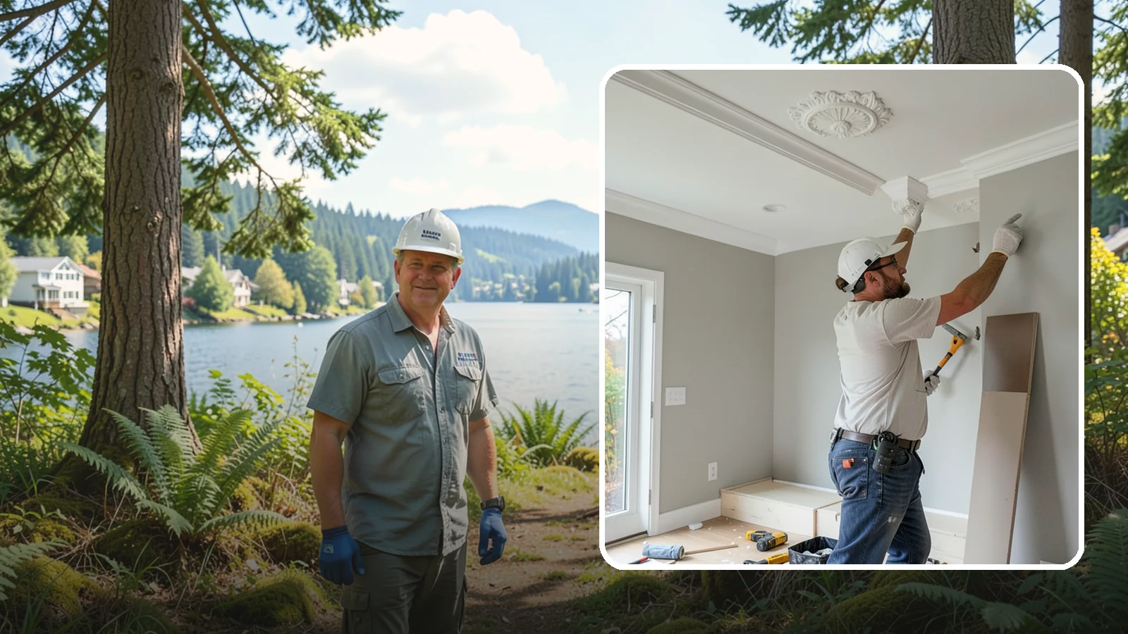 Decorative Molding Installation in Milton, King County, WA - Custom decorative molding installation that adds ceiling medallions, corbels, and ornamental accents with a designer touch.