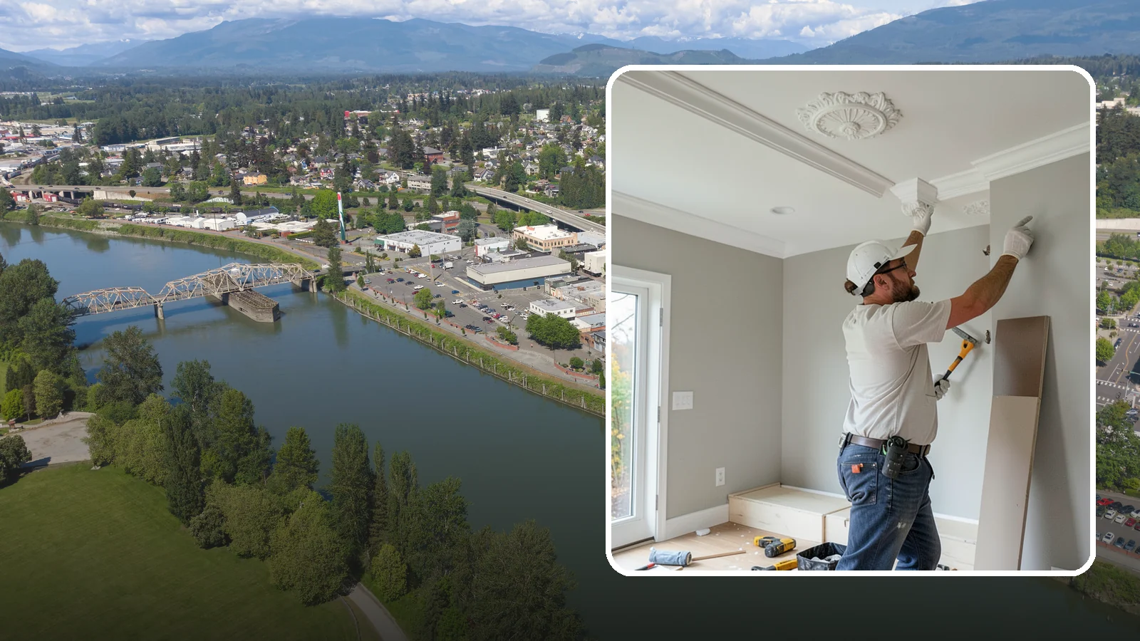 Decorative Molding Installation in Mount Vernon, Skagit County, WA - Custom decorative molding installation that adds ceiling medallions, corbels, and ornamental accents with a designer touch.
