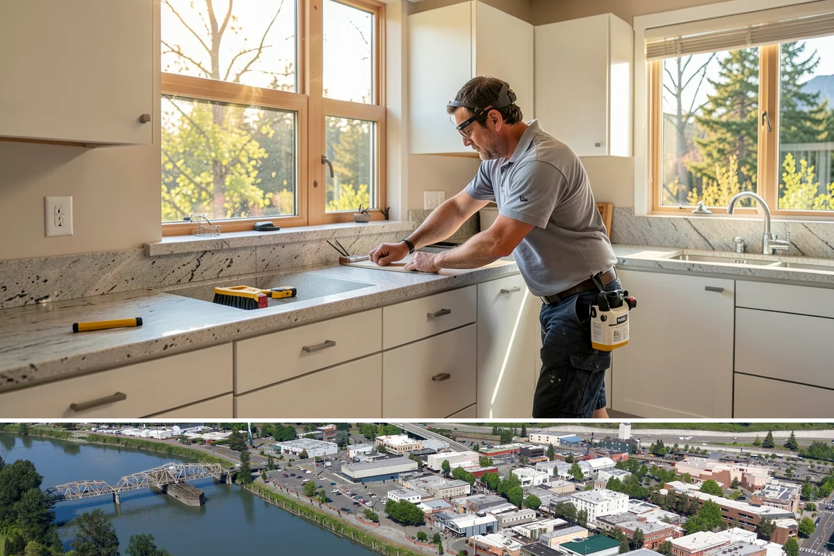 Decorative Molding Installation in Mount Vernon, Skagit County, WA - Decorative molding installs indoors year-round and is a satisfying way to add character during the PNW rainy season.