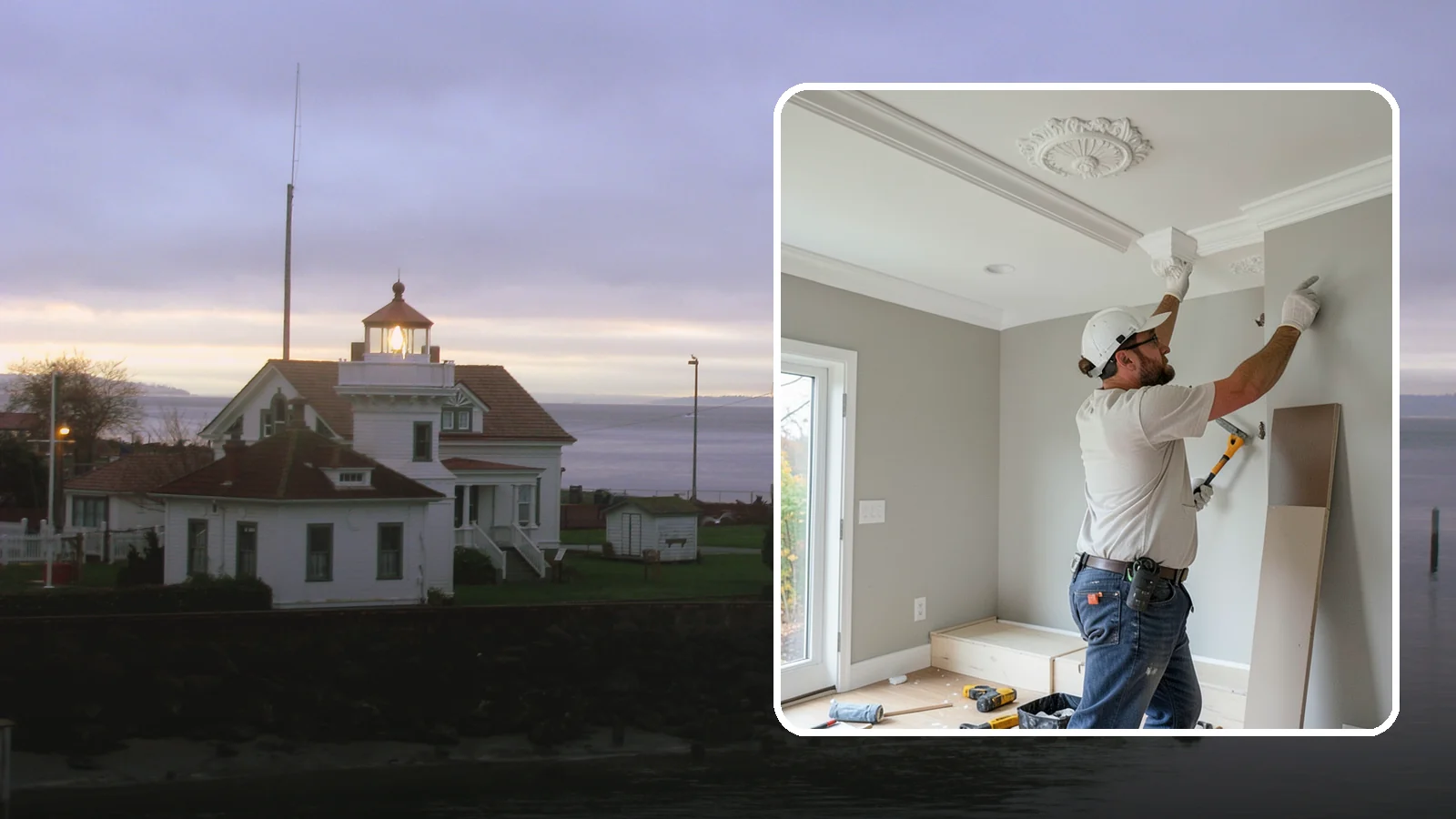 Decorative Molding Installation in Mukilteo, Snohomish County, WA - Custom decorative molding installation that adds ceiling medallions, corbels, and ornamental accents with a designer touch.