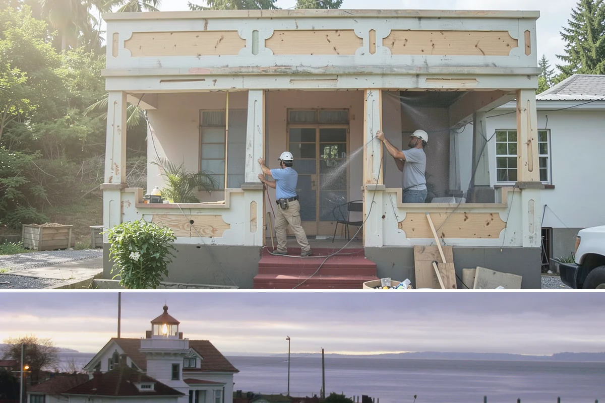 Decorative Molding Installation in Mukilteo, Snohomish County, WA - Decorative molding installs indoors year-round and is a satisfying way to add character during the PNW rainy season.