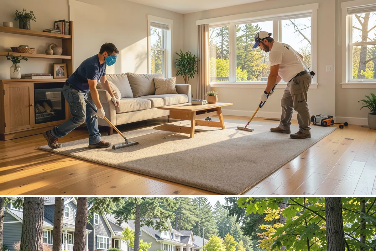Decorative Molding Installation in Normandy Park, King County, WA - Decorative molding installs indoors year-round and is a satisfying way to add character during the PNW rainy season.