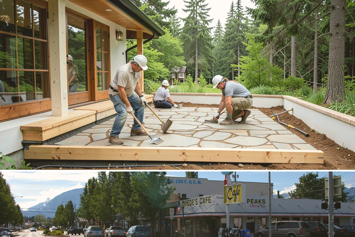 Decorative Molding Installation in North Bend, King County, WA - Decorative molding installs indoors year-round and is a satisfying way to add character during the PNW rainy season.