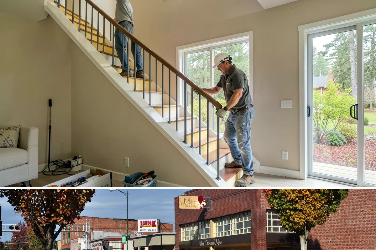 Decorative Molding Installation in Puyallup, Pierce County, WA - Decorative molding installs indoors year-round and is a satisfying way to add character during the PNW rainy season.