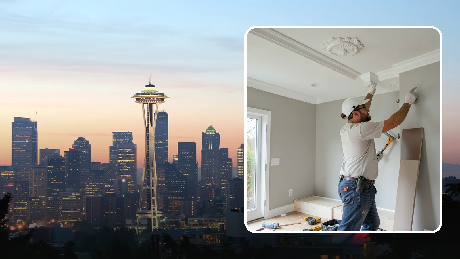 Decorative Molding Installation in Seattle, King County, WA - Custom decorative molding installation that adds ceiling medallions, corbels, and ornamental accents with a designer touch.