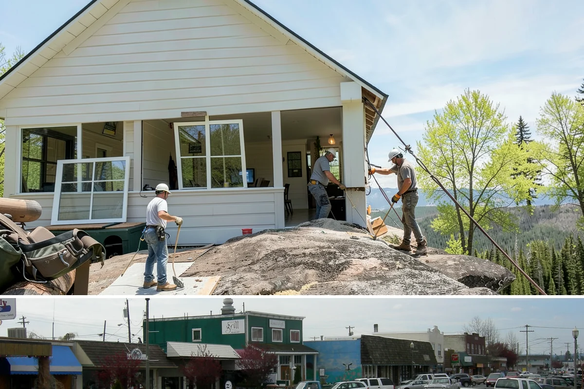Decorative Molding Installation in Stanwood, Snohomish County, WA - Decorative molding installs indoors year-round and is a satisfying way to add character during the PNW rainy season.