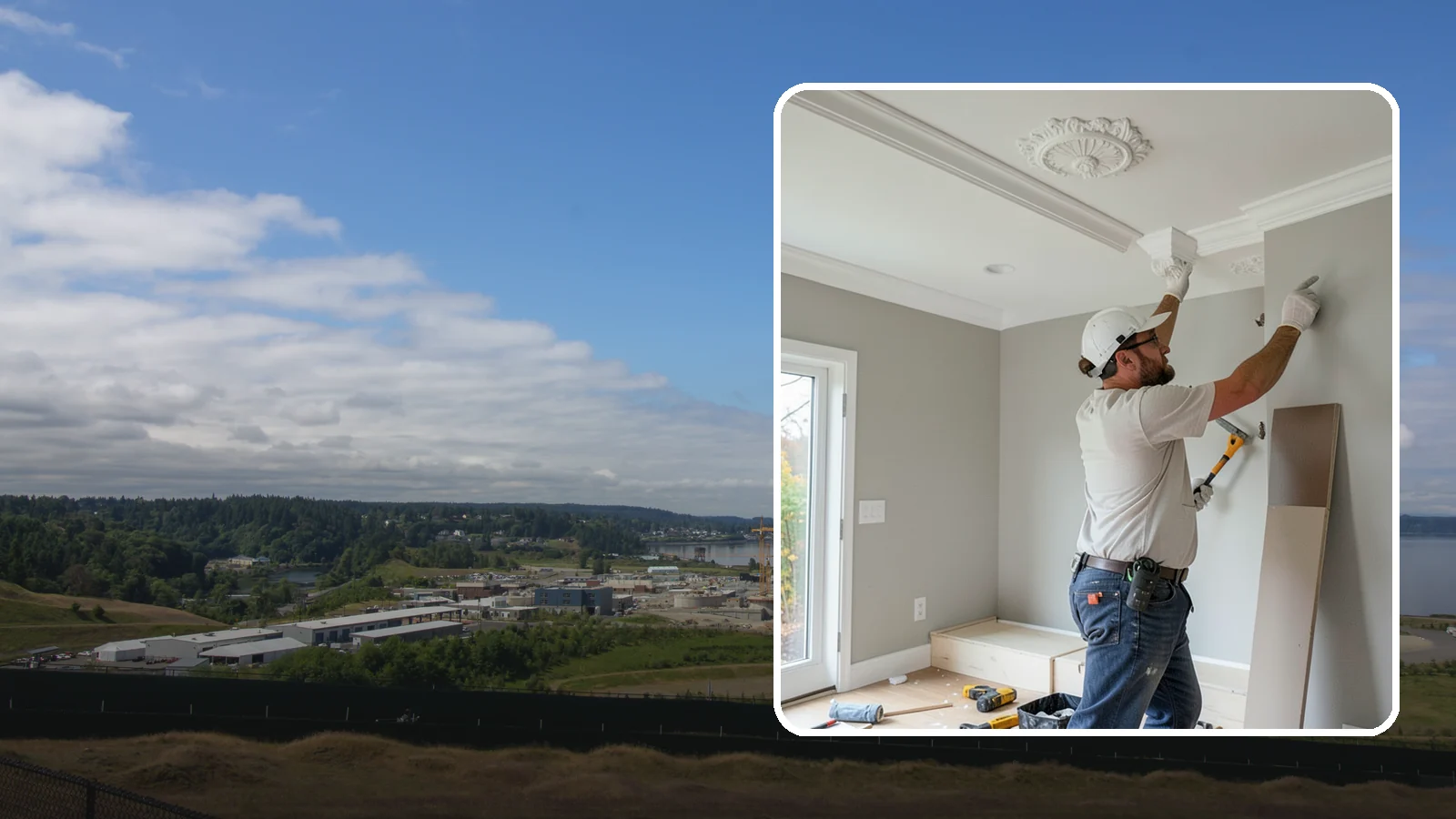 Decorative Molding Installation in University Place, Pierce County, WA - Custom decorative molding installation that adds ceiling medallions, corbels, and ornamental accents with a designer touch.