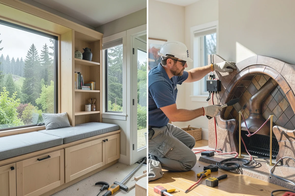 Den Remodeling in Beaux Arts Village, King County, WA - We discuss how you want the den to function