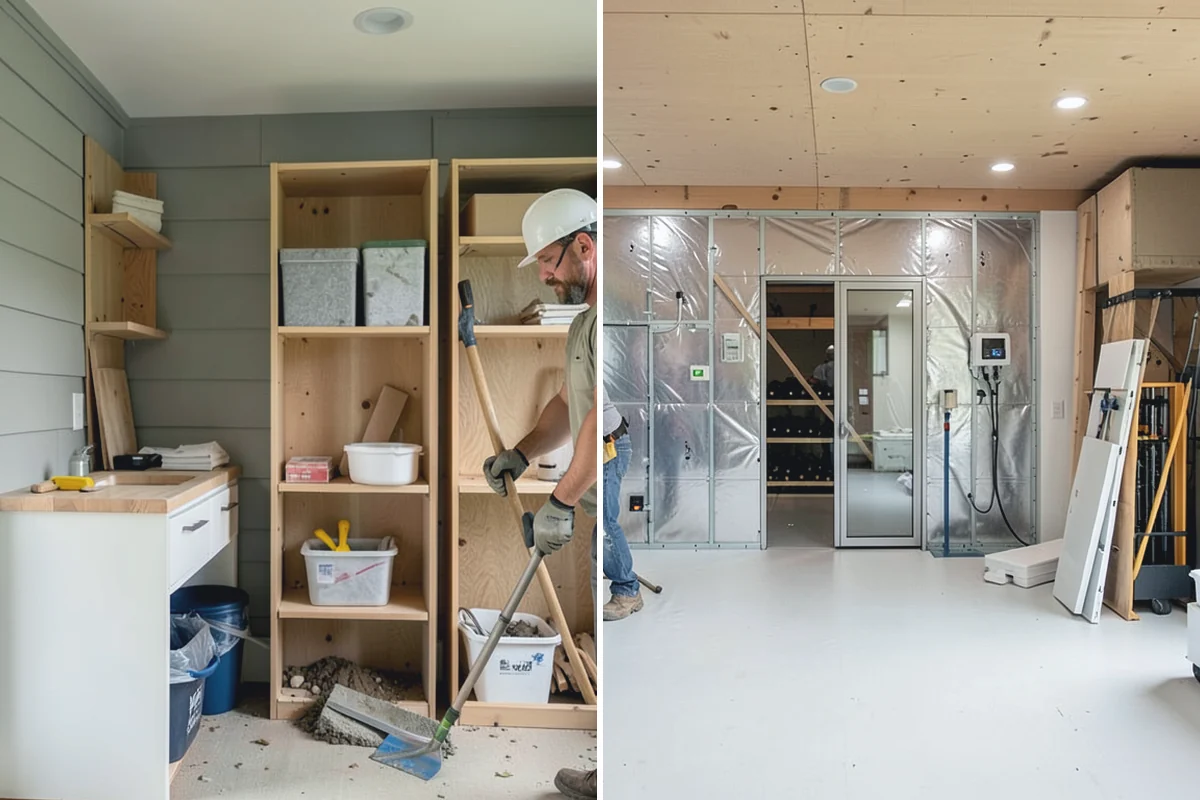 Den Remodeling in Bonney Lake, Pierce County, WA - We discuss how you want the den to function