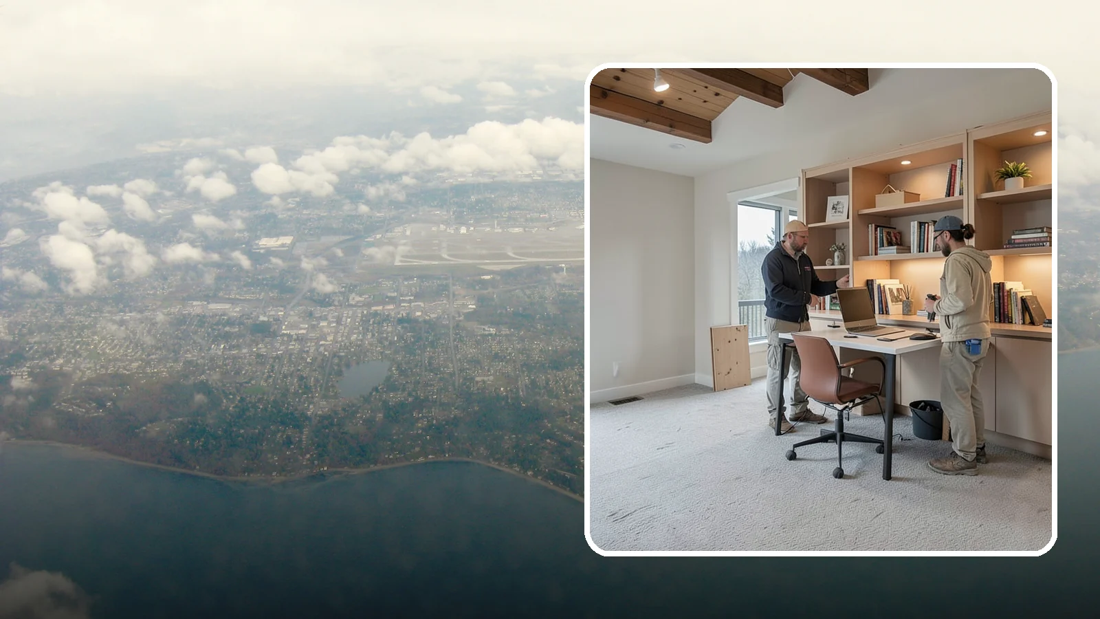 Den Remodeling in Burien, King County, WA - We remodel dens into warm, versatile retreats for reading, working, or unwinding.