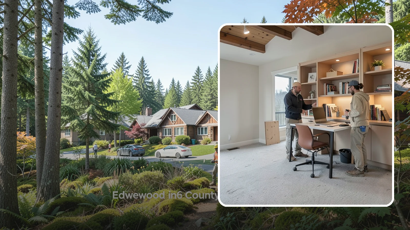 Den Remodeling in Edgewood, Pierce County, WA - We remodel dens into warm, versatile retreats for reading, working, or unwinding.