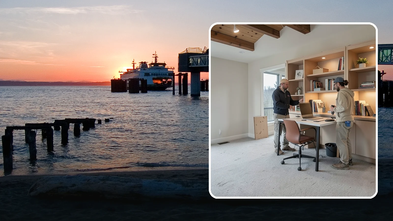 Den Remodeling in Edmonds, Snohomish County, WA - We remodel dens into warm, versatile retreats for reading, working, or unwinding.
