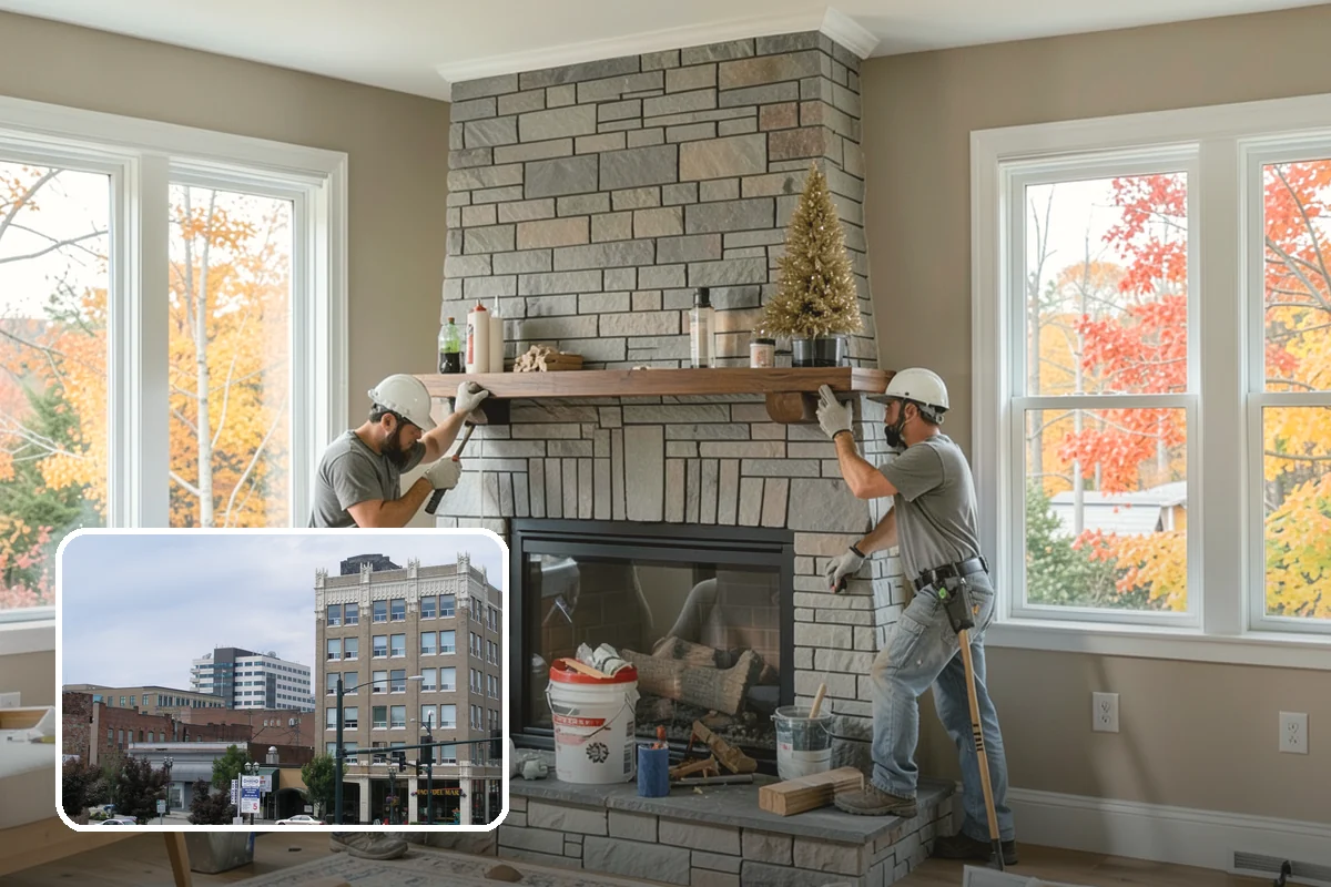 Den Remodeling in Everett, Snohomish County, WA - Built-in shelving and storage for a tailored space
