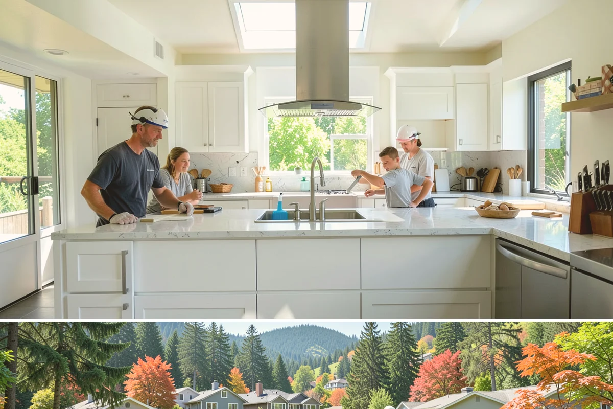 Den Remodeling in Fircrest, Pierce County, WA - Den remodels are interior projects well suited to the cooler months when a cozy retreat is most welcome.