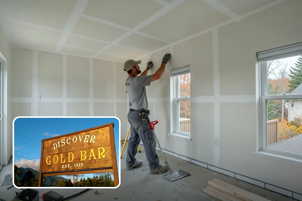 Den Remodeling in Gold Bar, Snohomish County, WA - Built-in shelving and storage for a tailored space