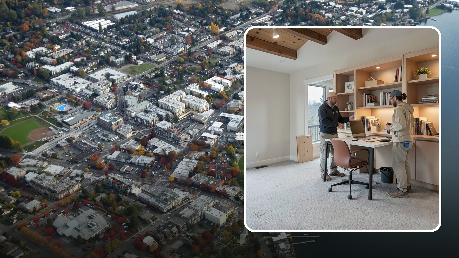Den Remodeling in Kirkland, King County, WA - We remodel dens into warm, versatile retreats for reading, working, or unwinding.