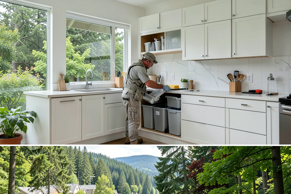 Den Remodeling in Lake Forest Park, King County, WA - Den remodels are interior projects well suited to the cooler months when a cozy retreat is most welcome.